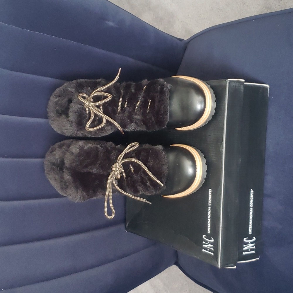 INC Black Boots